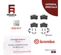 Pastillas de freno traseras Seat Ibiza II III IV SportCoupe 1.2 TSi 1.4 TD
