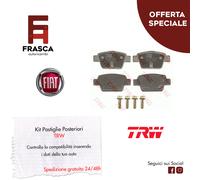 Pastillas de freno traseras TRW Fiat Multipla Van 186 1.6 16V 1.9 JTD GLP Bip...