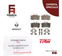 Pastillas de freno traseras TRW Renault Megane CC I II Coupe III Grandtour IV