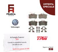 Pastillas de freno traseras TRW Volkswagen VW Beetle Cabriolet 2.0 TDI 1.6 TDI