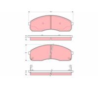 Pastillas De Freno TRW GDB3261 Kia Carnival (1999->) 2,5 - 121kw 164cv (kv6)