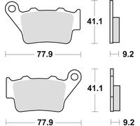 Pastillas de freno TRW LUCAS KH208 SINTER RACING (PERFORMANCE) para Aprilia Pega