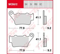 PASTILLAS DE FRENO TRW SINTER BMW F/G 800 POST. KTM DUKE 690