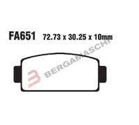 PASTILLAS DE FRENO TT PARA CF MOTO / QUADZIL LA EBC FA651TT 500/600/800 13>>15