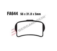 EBC Pastillas de freno MX Enduro FA644TT Carbono
