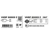 SKF VKBP 80009 E Juego de pastillas de freno