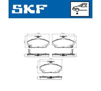 SKF VKBP 80479 A Juego de pastillas de freno