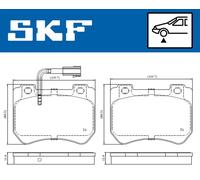 Pastillas de freno VKBP 80610 E SKF para ALFA ROMEO BRERA SPIDER 159 Sportwagon