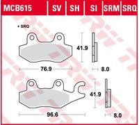 Pastillas de freno ZF KH165 Sinter Track para CAGIVA CANYON 900 (1997-2000), ELE
