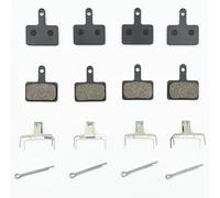 Pastillas De Frenos Pastillas De Freno Disco Bicicleta para Shimano para Deore B01S B03S B05S MT200 MT400 MT500 UR300 M3050 Resina/Semimetal/cerámica Freno Motocicleta(4Pairs Semi-Metal)