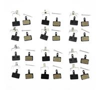 Pastillas De Frenos Pastillas De Freno Disco Bicicleta para Shimano para Deore B01S B03S B05S MT200 MT400 MT500 UR300 M3050 Resina/Semimetal/cerámica Freno Motocicleta(12Pairs Resin)