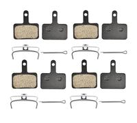 Pastillas De Frenos Pastillas De Freno Disco Resina para Bicicleta Montaña para Shimano B01S M375 M395 M446 M485 M486 M416 para Deore M515 M525(4 Pairs Resin)