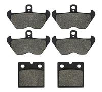 Pastillas De Frenos Pastillas Freno Delanteras Y Traseras para Motocicleta para BMW K100RS K 100 RS K1 K1100LT 1100 LT K1100RS K1100 K1200RS R1100RS R(Delantero y Trasero)