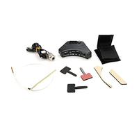 Pastillas de guitarra acústica, piezas de ajuste piezoeléctrico para guitarra, accesorios de agujero de sonido, juego de pastilla de amplificador negro