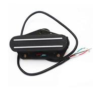 Pastillas de guitarra acústica profesional de color con bobina de doble pista, puente magnético para guitarras eléctricas y acústicas (negro, 16 K)