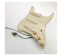 Pastillas De Guitarra Alnico 5 SSS Single Coil Tipo De 7 Vías Juego De Golpeador Completamente Cargado Piezas de Repuesto de Guitarra (Color : 17)