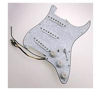 Pastillas De Guitarra Alnico 5 SSS Single Coil Tipo De 7 Vías Juego De Golpeador Completamente Cargado Piezas de Repuesto de Guitarra (Color : 11)