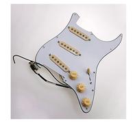 Pastillas De Guitarra Alnico 5 SSS Single Coil Tipo De 7 Vías Juego De Golpeador Completamente Cargado Piezas de Repuesto de Guitarra (Color : 10)