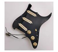 Pastillas De Guitarra Alnico 5 SSS Single Coil Tipo De 7 Vías Juego De Golpeador Completamente Cargado Piezas de Repuesto de Guitarra (Color : 02)