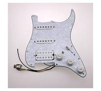 Pastillas De Guitarra Alnico5 SSH Style 7-Way Type Pickguard Totalmente Cargado Pastillas De Guitarra Eléctrica Guitarra Precableado Golpeador (Color : 02)