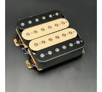 Pastillas De Guitarra Eléctrica De 6 Cuerdas Humbucker Dual In Line Pastilla De Tornillo Hexagonal Ajustable(B+N)