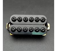 Pastillas De Guitarra Eléctrica De Doble Bobina De Metal Con Tornillo Ajustable Dig Humbucker Punk Pastilla De Mástil/puente(Neck A)