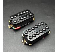 Pastillas De Guitarra Eléctrica De Doble Bobina De Metal Con Tornillo Ajustable Dig Humbucker Punk Pastilla De Mástil/puente(Set A)