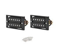 Pastillas de guitarra eléctrica Pastilla de doble bobina 6 cuerdas Accesorio de instrumento de tono vintagePastillas de guitarra para guitarra eléctrica Pastillas de bobina única negras
