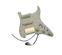 Pastillas De Guitarra Golpeador Cargado Precableado Pastillas Humbucker Alnico 5 HSS Arnés De Cableado Push-Pull Juego De Corte Único
