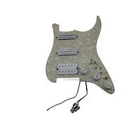 Pastillas De Guitarra Humbucker Pickup Precableado Cargado Pickguard Guitarra Alnico 5 HSS Arnés De Cableado Push-Pull Single Cut Set