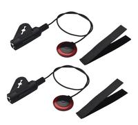 Pastillas De Guitarra Pastilla Piezoacústica Pasiva Autoadhesiva 2 En 1 Dos Pastillas Piezoeléctricas Pasivas Equilibradas Para Guitarra Acústica(Red)