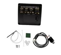 Pastillas De Guitarra Preamp EQ Tuner Piezo Pickup Ecualizador Sistema Ecualizador EQ Con Sintonizador Para Pastilla De Guitarra Acústica