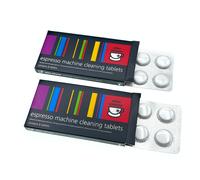 Pastillas de limpieza Cino Cleano para cafeteras Breville. Pastillas descalcificadoras para baristas. Paquete de 2 (16 pastillas).