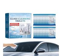 Pastillas de limpieza de agua para limpiaparabrisas, limpiador de cristales, multiusos, para , espejo, 20 unidades