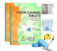 Pastillas de limpieza de suelos para trapear, 24 cápsulas de limpieza de suelos duros solubles para azulejos de vinilo de madera dura, compatibles con robot mopa y aspiradora húmeda y seca, seguro