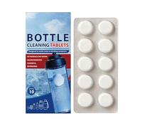 Pastillas De Limpieza Para Botellas,Tabletas Descalcificadoras Multiuso,Bottle Clean Tablets,Bottle Clean Tablets Para Botellas,12pcs Pastillas De Limpieza Eficientes Contra Incrustaciones