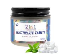 Pastillas de pasta de dientes masticables, Pasta dental de hidroxiapatita sin fluoruro, Pastillas naturales de pasta de dientes, Pasta de dientes natural, Pastas dentales sin flúor, Pasta dental Nano