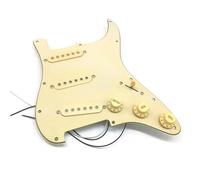 Pastillas De Protección Para Guitarra Eléctrica Precableadas Cargadas Montaje De Placa De Protección SSS