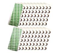 Pastillas de Repuesto para Tester de Piscina 200 uds | 100x DPD1 Cloro Libre/Bromo + 100x Phenol Red pH | Pastillas Reactivas para Piscina, Spa y Jacuzzi | Compatibles con Analizador Manual