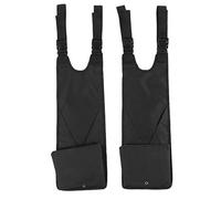 Pastillas de soporte ajustables ajustables de reposapiés colgantes universales plegables para ATV UTV Garden Cultivator Accesorios Negro 17x17.5x57cm 2 paquete