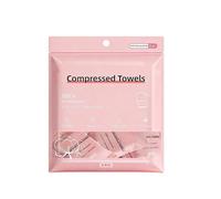 Pastillas de Toalla Comprimidas | 6 Piezas Toallitas Limpiadoras Faciales | Toallita De Algodón Comprimida | Para Mujeres Viajeras, Amantes del Fitness, Hotel, Resort, Camping, Gimnasio, Senderismo, P