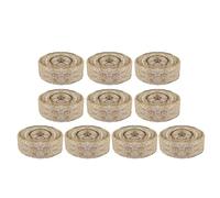 Pastillas De Turba | 10 Unidades De Bloques De Sustrato Para Plántulas Con Turba Comprimida | Accesorios De Jardinería Comprimidos Para Plantar En Terrazas Y Patios Traseros