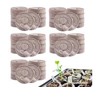 Pastillas de Turba,Fertilizante Nutritivo Comprimido - Bloques de Sustrato para Plantas a Granel - para Cultivar Plántulas Flores Verduras Tomates Pimientos