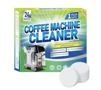 Pastillas descalcificadoras limpiadoras de cafeteras - 24 unidades compatibles con Nespresso, Keurig, Ninja, Delonghi, Miele, pastillas descalcificadoras y de limpieza para cafeteras