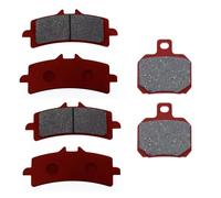 Pastillas Frenado para Aprilia para RSV4 para FA447 FA266 Piezas Repuesto Freno Motocicleta Pastillas Freno Cerámica Delanteras Y Traseras Zapatas Freno(FA447 FA266)