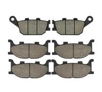 Pastillas Freno Delanteras Para Yamaha FZ6 FZ 6 Fazer 600 2 | Para Pinza De Pistón 04-07 XJ6 XJ 6 SNF Diversion 600 13-15 Pastillas De Freno(Delantero y Trasero)