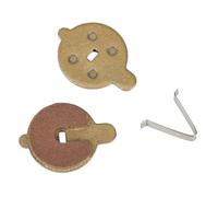 Pastillas freno disco hidráulico para NIU KQI3 KQI2 Pro, piezas freno semimetálico, 1 par Soporte Rueda,Soporte Elevacion Moto(1 pair all-metal)