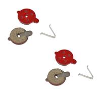 Pastillas freno disco hidráulico para NIU KQI3 KQI2 Pro, piezas freno semimetálico, 1 par Soporte Rueda,Soporte Elevacion Moto(2 pair semimetal)
