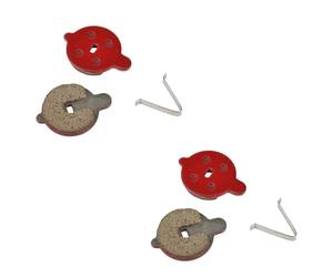 Pastillas freno disco hidráulico para NIU KQI3 KQI2 Pro, piezas freno semimetálico, 1 par Soporte Rueda,Soporte Elevacion Moto(2 pair semimetal)
