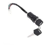 Pastillas Freno Motocicleta Interruptor De Encendido Llave Motocicleta para ATV para 50 CC A 250 con Arranque Cable, Cerraduras Puerta, Macho para Bicicleta Playa, Bloqueo